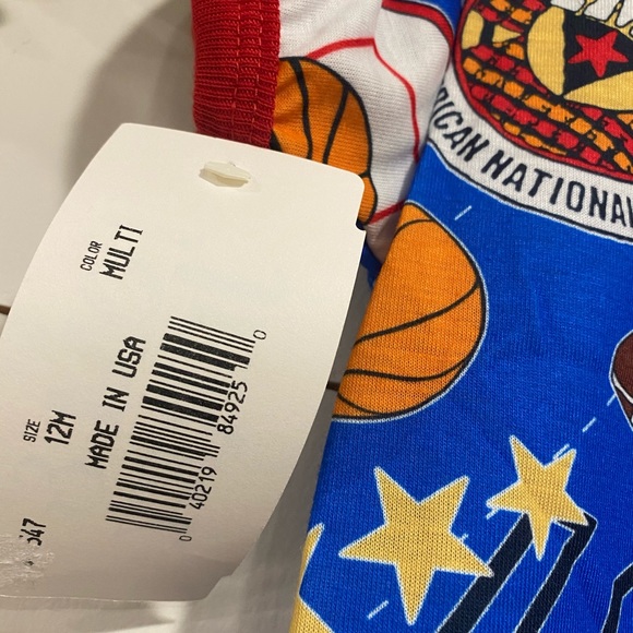 All Star Pajamas Sports Fan PJS NWT - Picture 3 of 5
